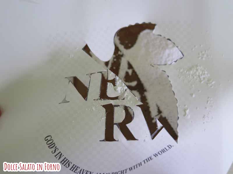stencil NERV evangelion zucchero a velo