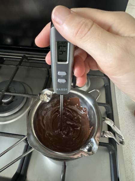 tempera il cioccolato