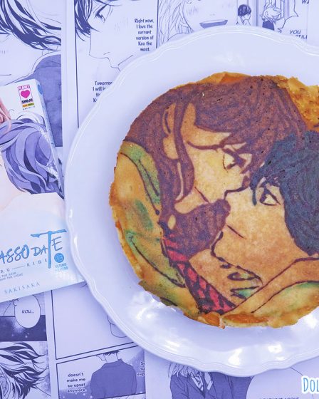 Torta albicocche fresche e yogurt di Ao Haru Ride