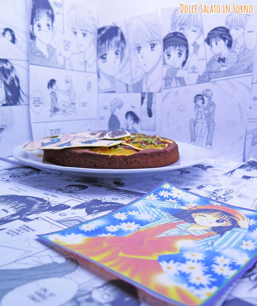 Torta cioccolato arance e nocciole di Miki Koishikawa di Marmalade Boy