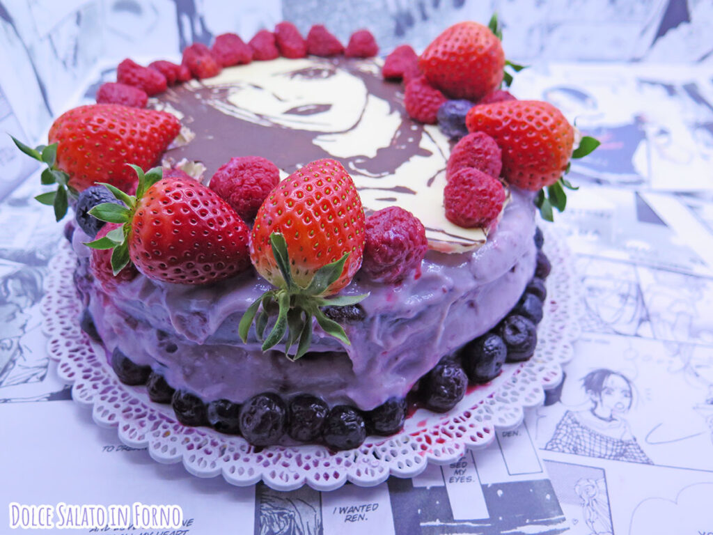 Torta cioccolato frutti di bosco e fragole di Nana Osaki di Ai Yazawa