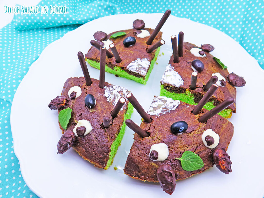 Torta menta e cioccolato di Totoro