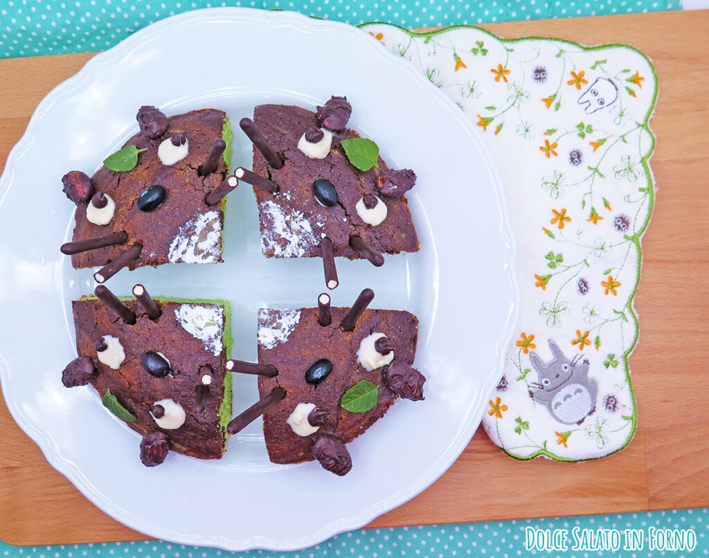 Torta menta e cioccolato di Totoro