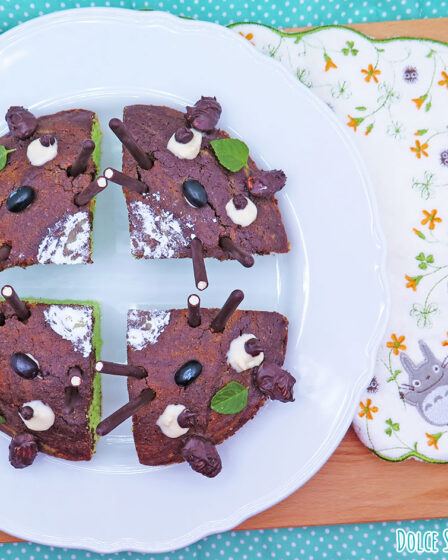 Torta menta e cioccolato di Totoro