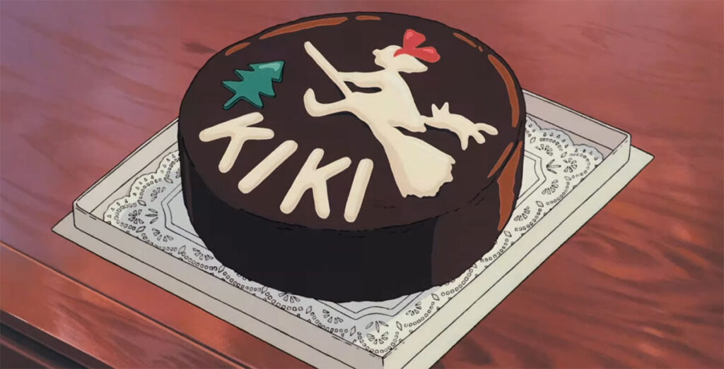 Torta al cioccolato nel film di Kiki consegne a domicilio