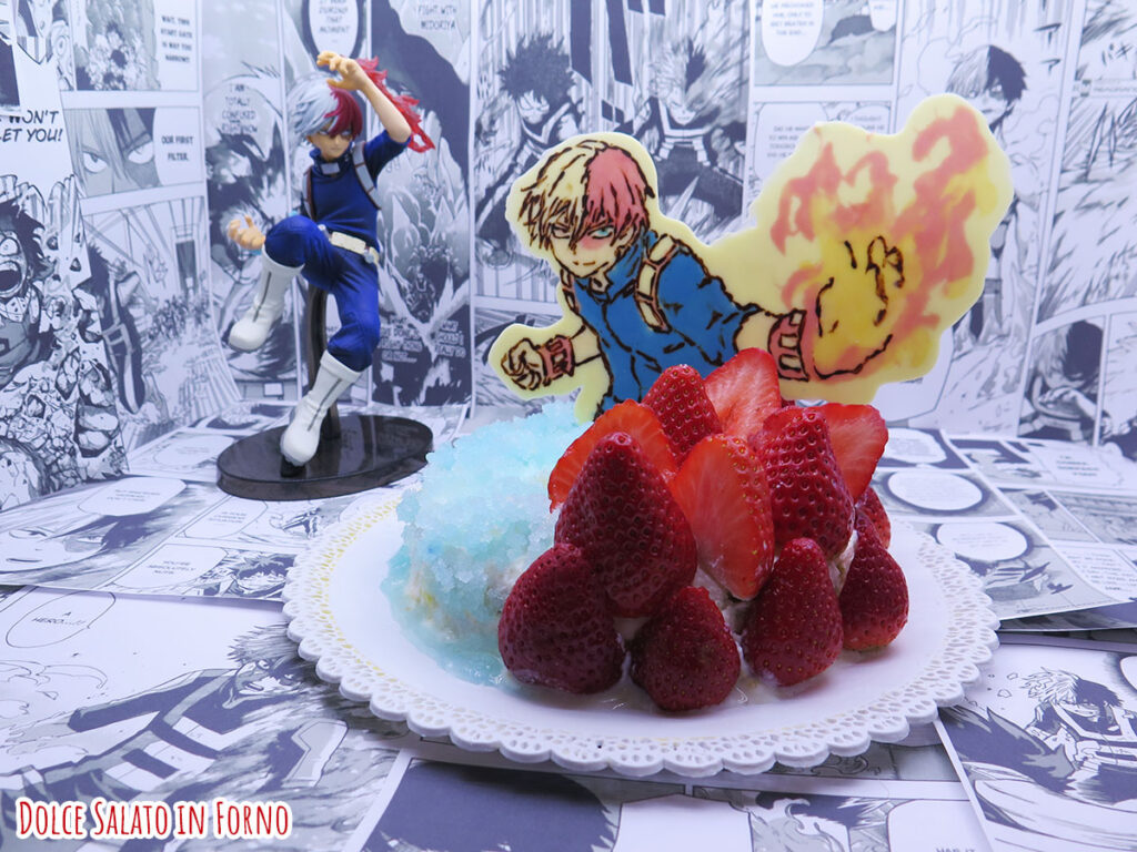 Torta limone fragola pistacchio di Shoto Todoroki di My Hero Academia