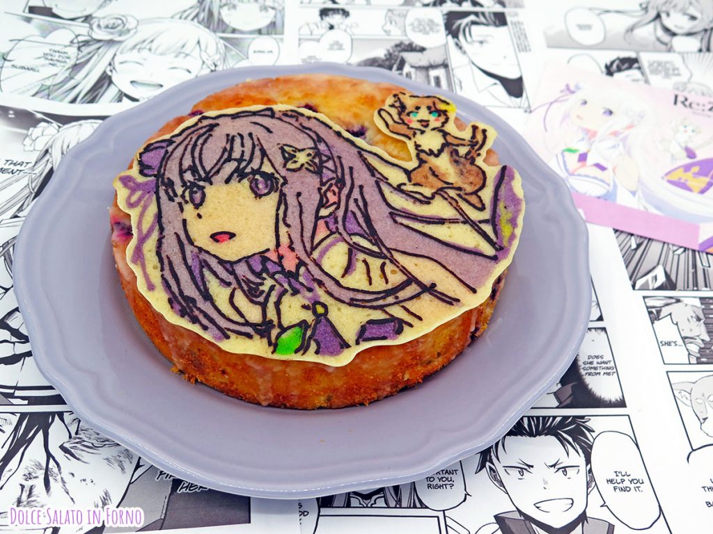 Torta ai mirtilli e limone di Emilia Re:Zero