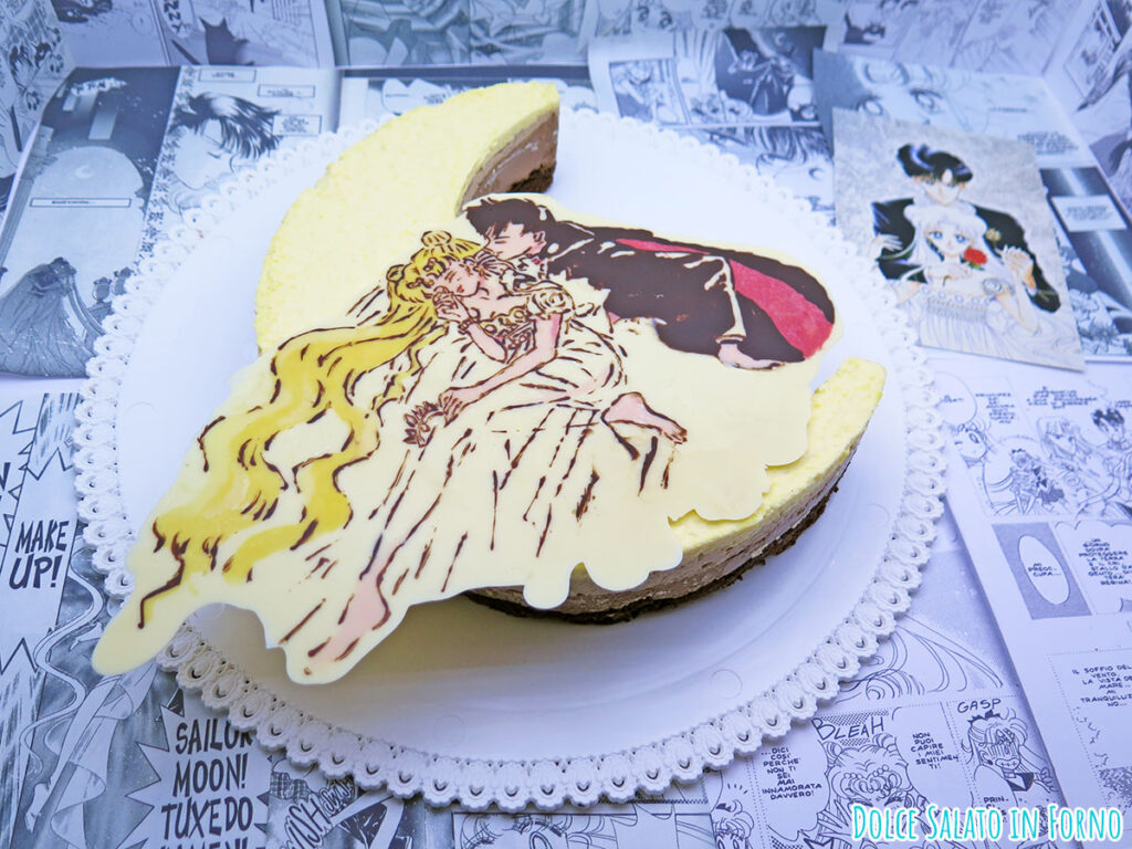 Torta mousse ai tre cioccolati di Serenity ed Endymion di Sailor Moon