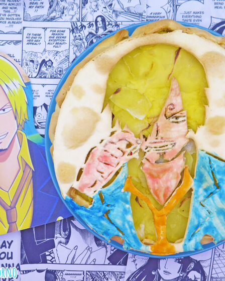 Torta salata salsiccia patate scamorza di Sanji di One Piece