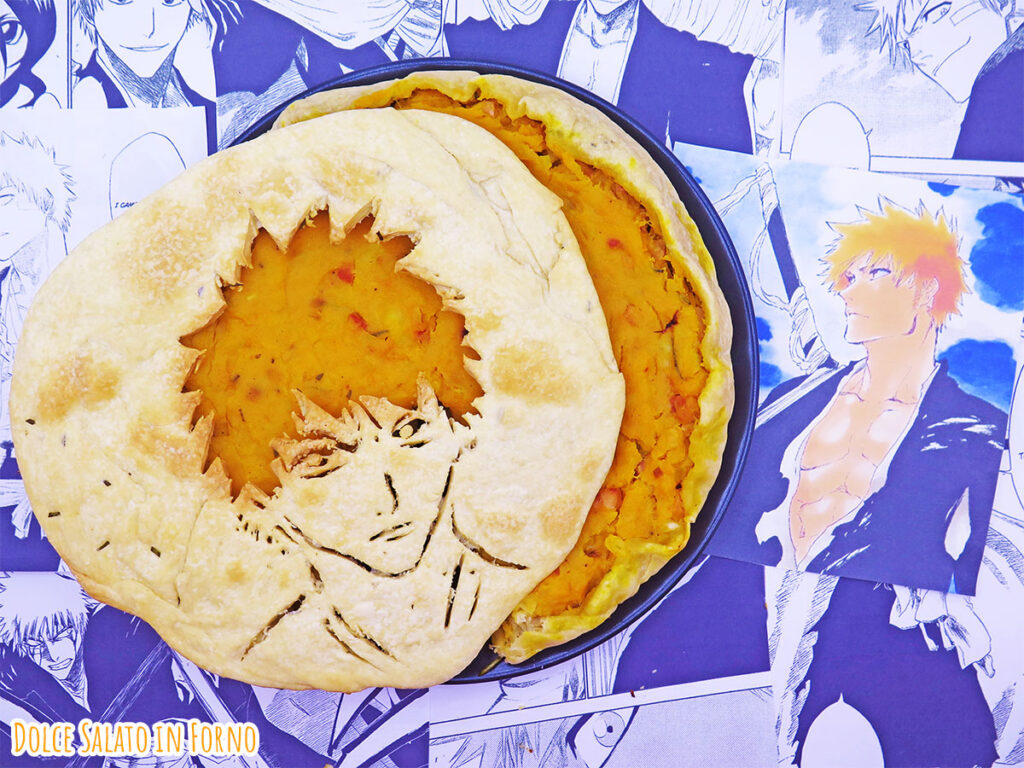 Torta salata zucca patate e pancetta di Ichigo Kurosaki di Bleach