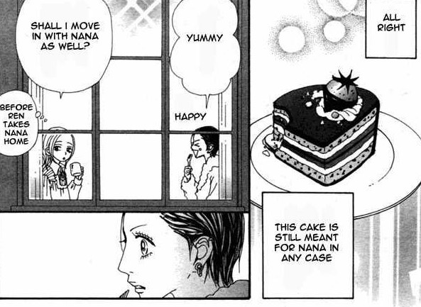 Fetta di torta di San Valentino nel manga Nana di Ai Yazawa