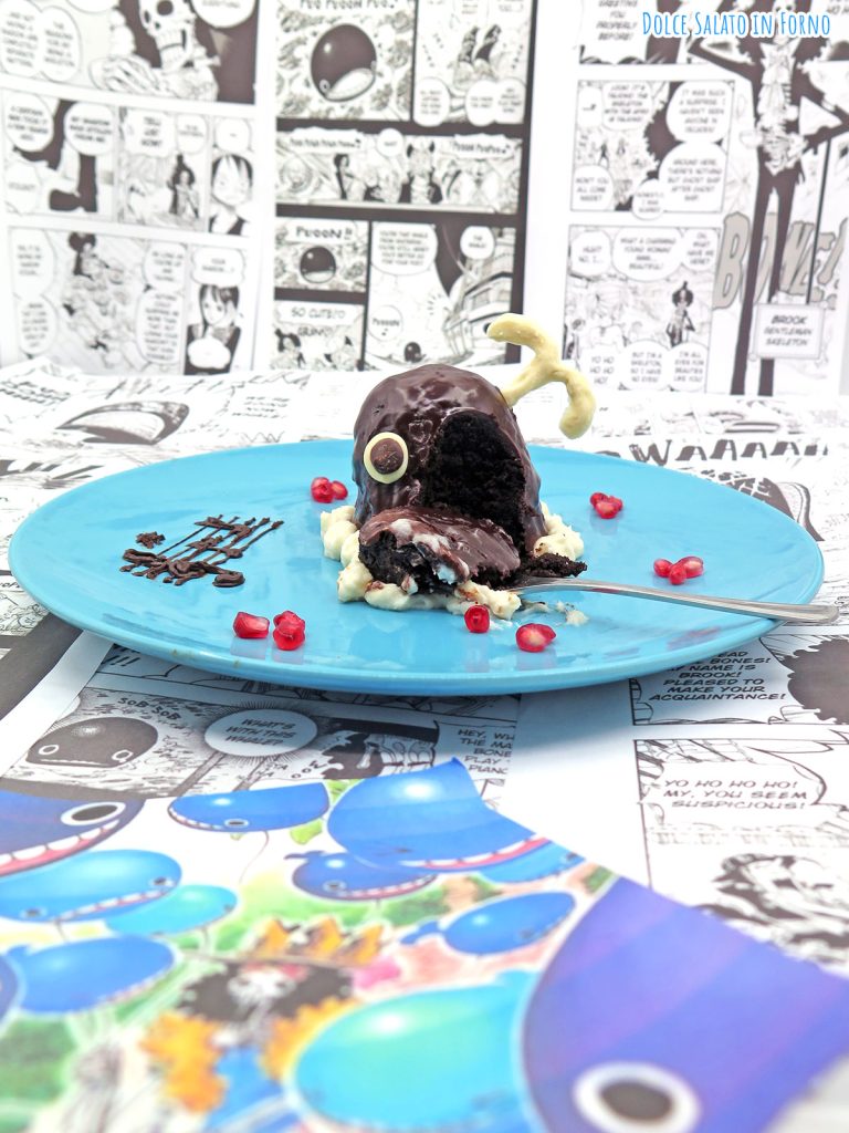 Torta in tazza al cioccolato di Lovoon di One Piece