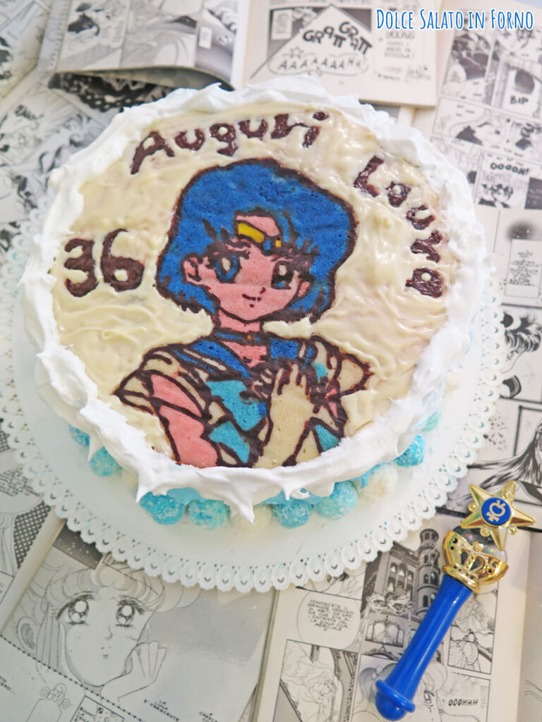 Torta al cocco ananas e lime di Sailor Mercury
