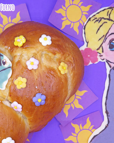 Treccia di pan brioche di Rapunzel