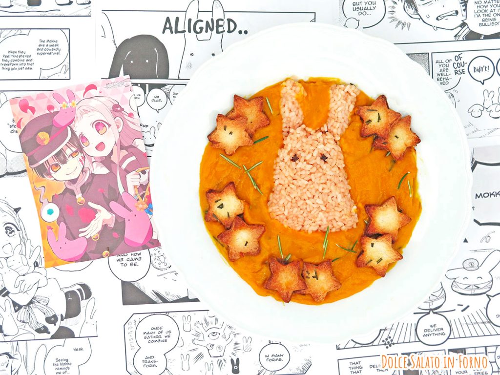 Vellutata zucca patate dei Mokke di Hanako-kun