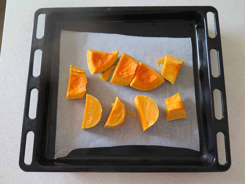 zucca butternut a pezzi